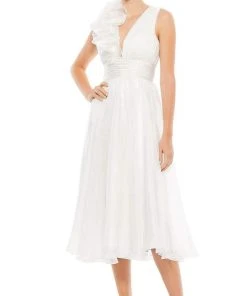 Mac Duggal - 49494 Sleeveless Ruched A-Line Dress