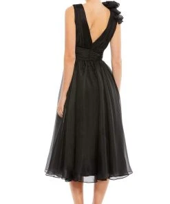 Mac Duggal - 49494 Sleeveless Ruched A-Line Dress