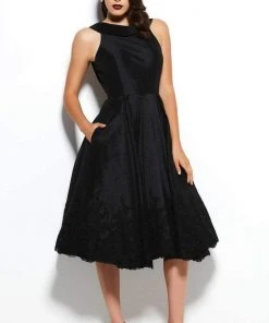 Party Dresses Mac Duggal - 62435 Lace Bateau A-line Dress