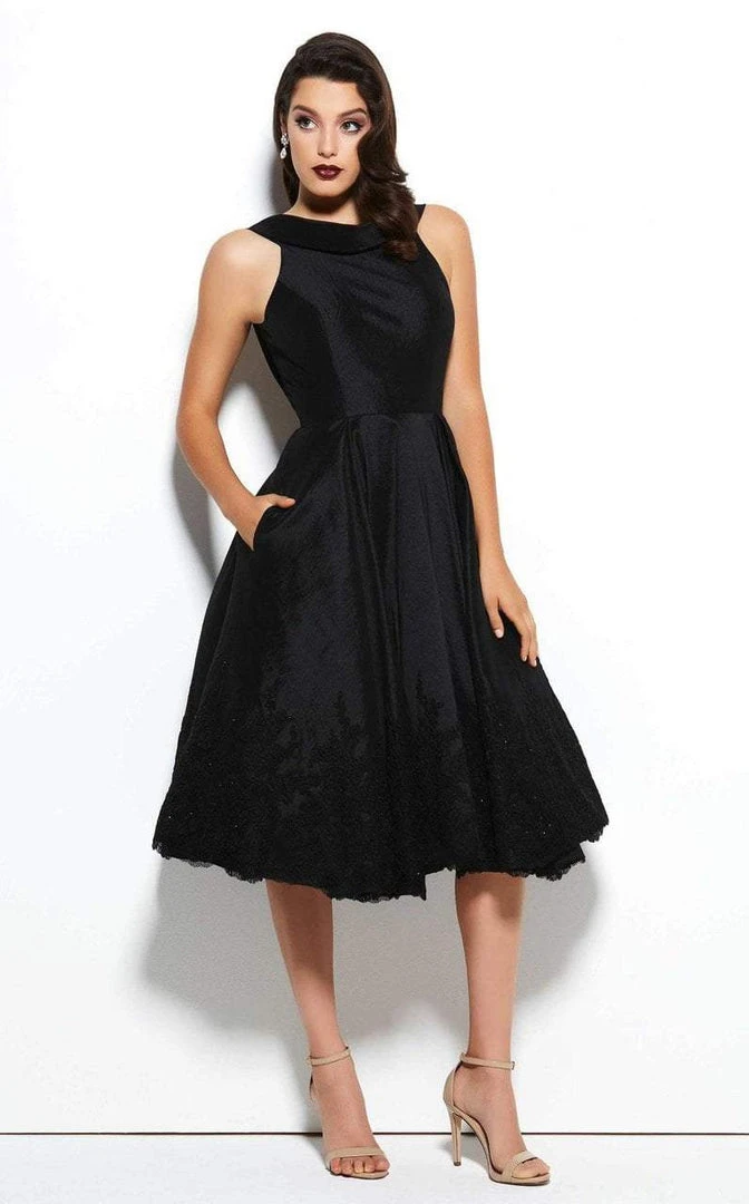 Party Dresses Mac Duggal - 62435 Lace Bateau A-line Dress 3 Party Dresses Mac Duggal - 62435 Lace Bateau A-line Dress