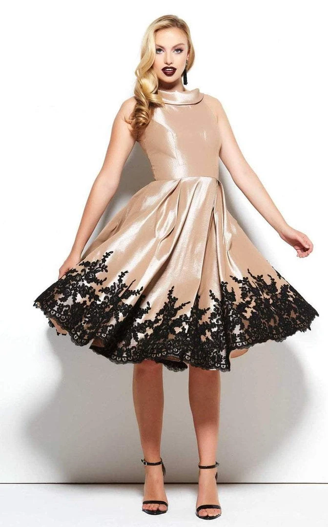 Party Dresses Mac Duggal - 62435 Lace Bateau A-line Dress 7 Party Dresses Mac Duggal - 62435 Lace Bateau A-line Dress