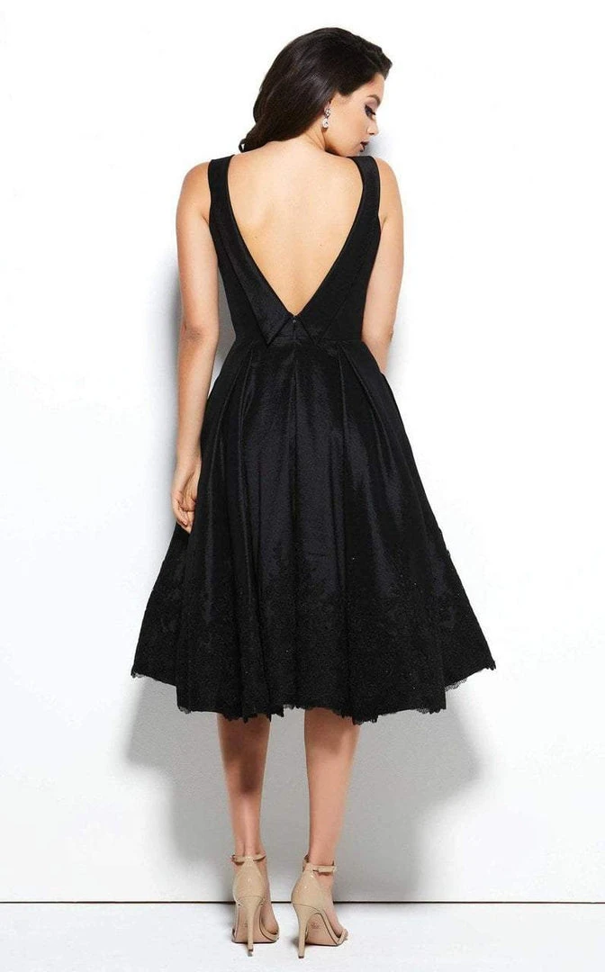 Party Dresses Mac Duggal - 62435 Lace Bateau A-line Dress 4 Party Dresses Mac Duggal - 62435 Lace Bateau A-line Dress