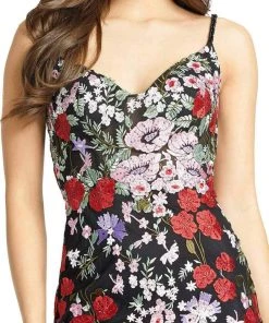 Mac Duggal - 67473 Floral Embroidered Evening Dress 7 Mac Duggal - 67473 Floral Embroidered Evening Dress