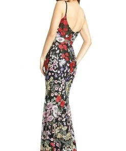 Mac Duggal - 67473 Floral Embroidered Evening Dress 6 Mac Duggal - 67473 Floral Embroidered Evening Dress
