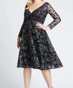 Mac Duggal - 67541 Floral Patterned A-Line Dress