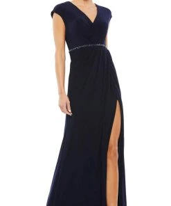 Mac Duggal 67850 - Cap Sleeved A-Line Dress