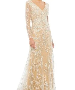 Mac Duggal 67892 - Floral Laced Evening Dress