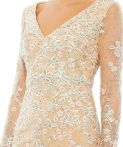 Mac Duggal 67892 - Floral Laced Evening Dress