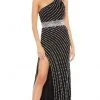 Mac Duggal - 9107 Asymmetric Beaded Column Dress