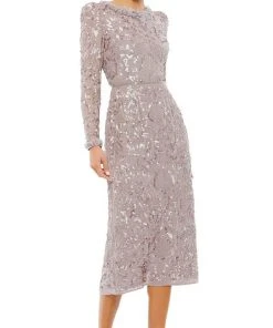 Mac Duggal 93595 - Fully Embellished Jewel Neckline Formal Dress