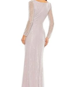 Mac Duggal 93660 - Faux Wrap Sequin Evening Dress