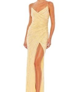 Mac Duggal 93733 - Sleeveless Deep V-neck Evening Dress