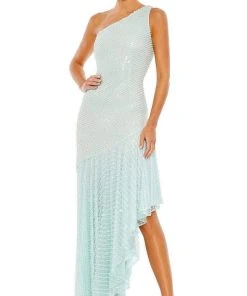 Mac Duggal - 93741 Pearl Beaded High Low Dress