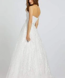 Mac Duggal Ballgowns - 67120H Embroidered Ballgown With Slit 6 Mac Duggal Ballgowns - 67120H Embroidered Ballgown With Slit