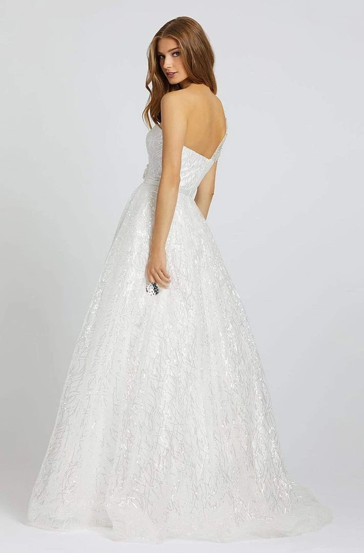 Mac Duggal Ballgowns - 67120H Embroidered Ballgown With Slit 4 Mac Duggal Ballgowns - 67120H Embroidered Ballgown With Slit