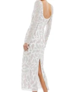 Mac Duggal Cocktail - 5424D Scoop Tea-Length Dress