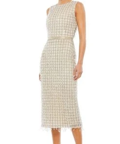 Mac Duggal Cocktail - 5471D Jewel Knee-Length Dress