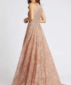 Mac Duggal Couture - 20112D Jewel Evening Gown With Overskirt