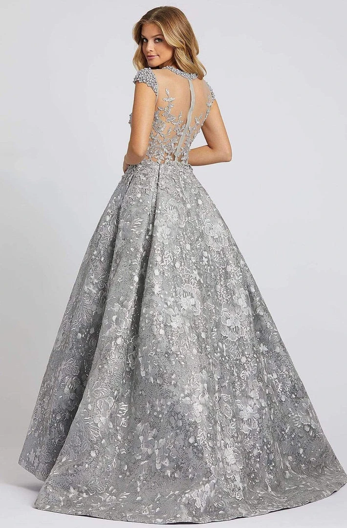 Mac Duggal Evening - 12308D Pearl Beaded Embroidered Ballgown 4 Mac Duggal Evening - 12308D Pearl Beaded Embroidered Ballgown