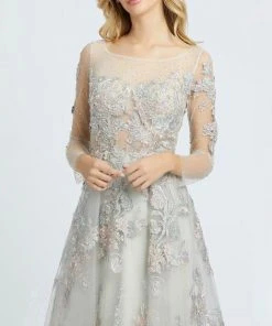 Mac Duggal Evening - 20132D Beaded Floral Embroidered A-Line Dress 7 Mac Duggal Evening - 20132D Beaded Floral Embroidered A-Line Dress