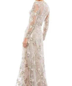 Mac Duggal Evening - 67875D Illusion Jewel A-Line Evening Dress