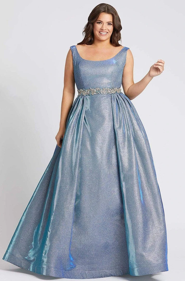 Mac Duggal Fabulouss - 66817F Jeweled Scoop Metallic Brocade Ballgown 5 Mac Duggal Fabulouss - 66817F Jeweled Scoop Metallic Brocade Ballgown