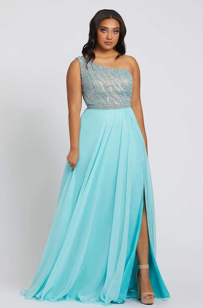 Mac Duggal Fabulouss - 67232F Asymmetric Neck Jeweled Long Dress 3 Mac Duggal Fabulouss - 67232F Asymmetric Neck Jeweled Long Dress