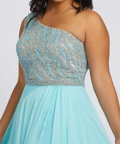 Mac Duggal Fabulouss - 67232F Asymmetric Neck Jeweled Long Dress 7 Mac Duggal Fabulouss - 67232F Asymmetric Neck Jeweled Long Dress