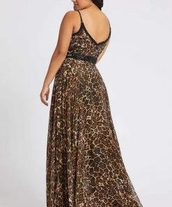 Mac Duggal Fabulouss - 67251F Cheetah Printed Long Dress 7 Mac Duggal Fabulouss - 67251F Cheetah Printed Long Dress