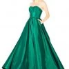 Mac Duggal Flash - 66929L Strapless Vibrant Taffeta Ballgown 1 Mac Duggal Flash - 66929L Strapless Vibrant Taffeta Ballgown