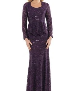 Marsoni By Colors - M301 Scoop Fit And Flare Evening Dress