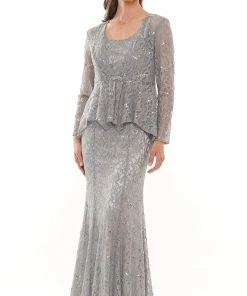 Marsoni By Colors - M301 Scoop Fit And Flare Evening Dress