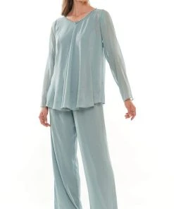 Marsoni By Colors - M304 Long Sleeves Jacket Pantsuit