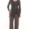 Marsoni By Colors - M305 Scoop Jacket Pantsuit 1 Marsoni By Colors - M305 Scoop Jacket Pantsuit