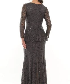 Marsoni By Colors - M306 V-Neck Trumpet Evening Dress