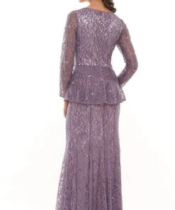 Marsoni By Colors - M306 V-Neck Trumpet Evening Dress