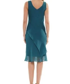 Marsoni By Colors - M307 V-Neck Sheath Knee-Length Dress 20 Marsoni By Colors - M307 V-Neck Sheath Knee-Length Dress