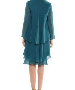 Marsoni By Colors - M307 V-Neck Sheath Knee-Length Dress 18 Marsoni By Colors - M307 V-Neck Sheath Knee-Length Dress