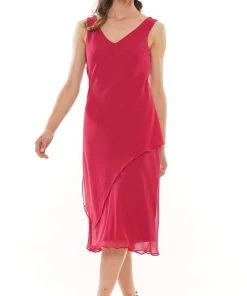 Marsoni By Colors - M307 V-Neck Sheath Knee-Length Dress 29 Marsoni By Colors - M307 V-Neck Sheath Knee-Length Dress