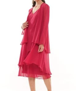 Marsoni By Colors - M307 V-Neck Sheath Knee-Length Dress 27 Marsoni By Colors - M307 V-Neck Sheath Knee-Length Dress