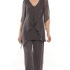 Marsoni By Colors - M308 V-Neck Half Sleeves Pantsuit