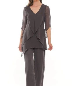 Marsoni By Colors - M308 V-Neck Half Sleeves Pantsuit