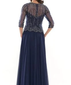 Marsoni By Colors - M312 Scoop A-Line Evening Dress