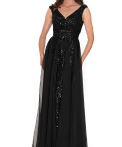 Marsoni By Colors M314 - Embellished A-Line Evening Dress 9 Marsoni By Colors M314 - Embellished A-Line Evening Dress