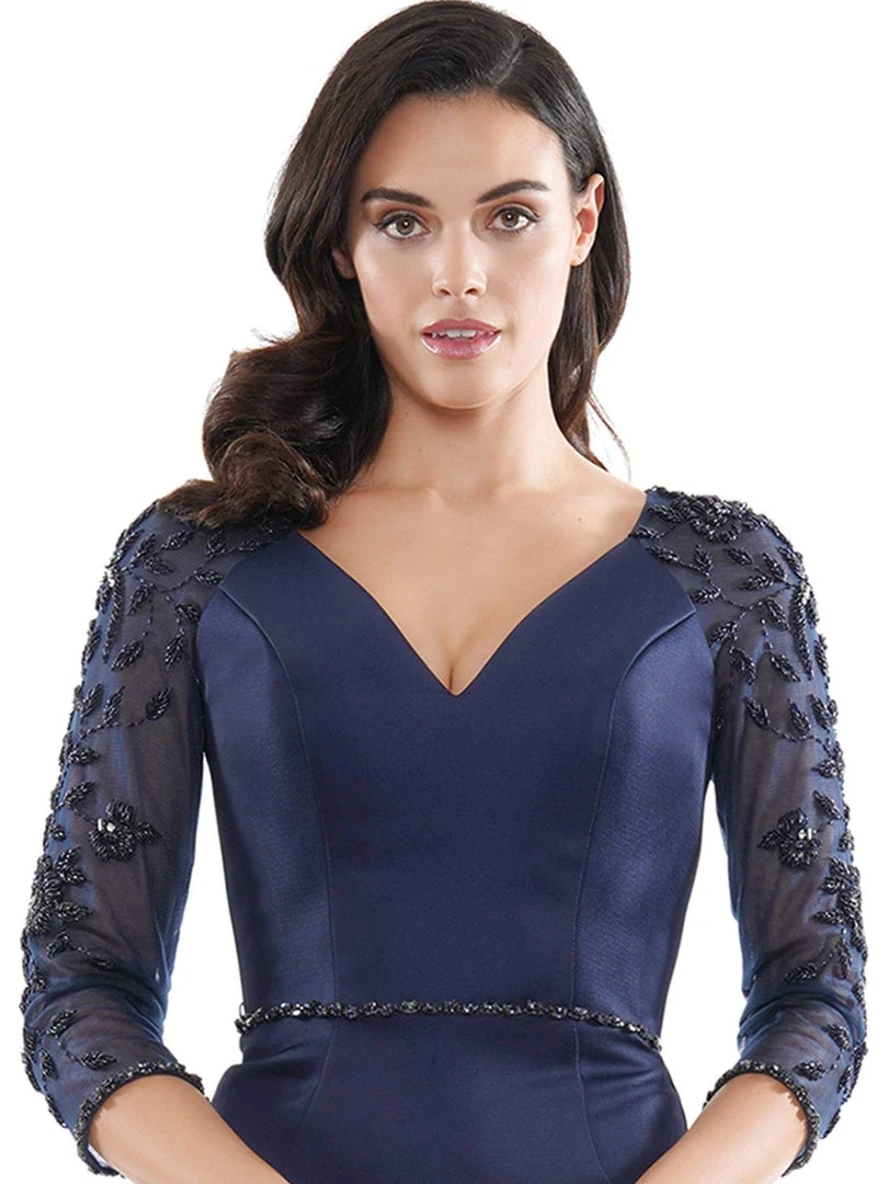 Marsoni By Colors - MV1061 V-Neck Illusion Cocktail Dress 13 Marsoni By Colors - MV1061 V-Neck Illusion Cocktail Dress