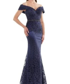 Marsoni By Colors - MV1122 Sweetheart Embellished Sheath Gown 8 Marsoni By Colors - MV1122 Sweetheart Embellished Sheath Gown