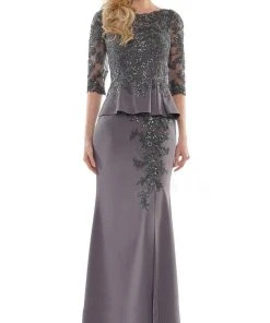 Marsoni By Colors - MV1124 Embroidered Two Piece Set Formal Dress