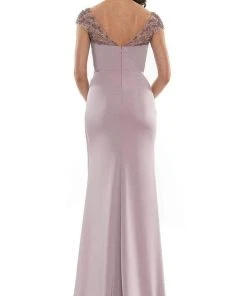 Marsoni By Colors - MV1133 Crystal Beaded Sheath Gown