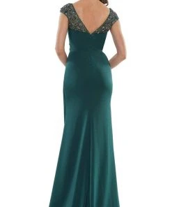 Marsoni By Colors - MV1133 Crystal Beaded Sheath Gown