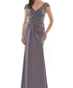 Marsoni By Colors - MV1133 Crystal Beaded Sheath Gown